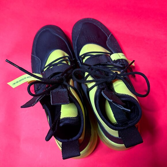 Nike Air Edge 270 Sneakers – Black & Neon Volt – Size 10.5 Men’s – Street Style - Picture 6 of 11